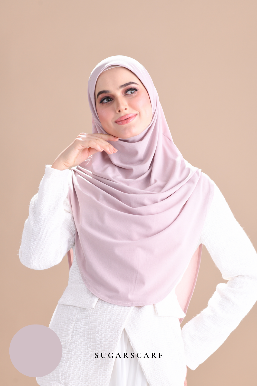 Iris Slip On Plain Hijab (Cake)