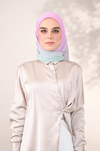 YES DEFECT - ( Full Wide Pleats Shawl ) Ombre ( Our Sky )