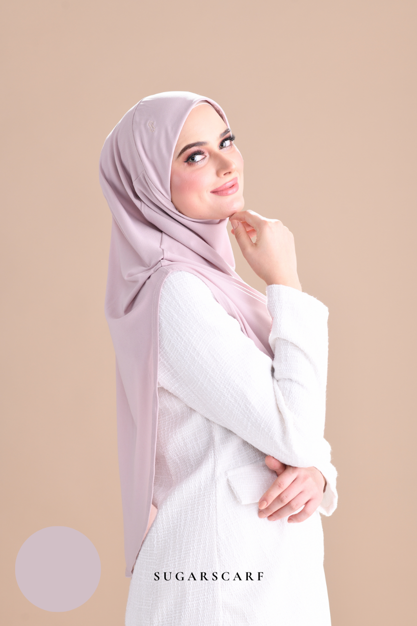 Iris Slip On Plain Hijab (Cake)