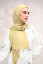 (SAMPLE) ( Full Wide Pleats Shawl ) Elegant Folds Everyday Ironless Pleats Shawl ( Serai )