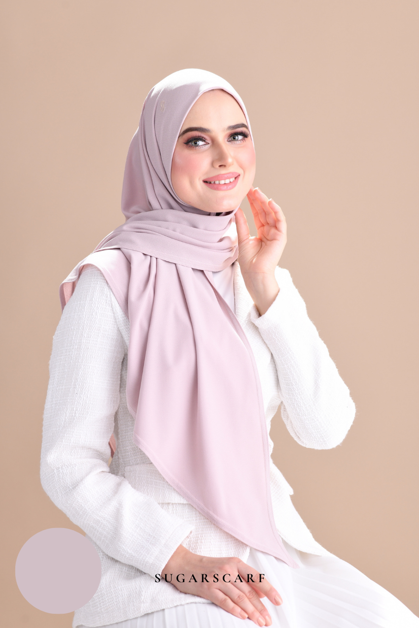 YES DEFECT - Claudia Triangle Style (Semi Instant Hijab) (Cake)