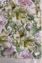 TSE BloomInvitation Japanese Cotton Voile Square - Cassie