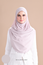 Iris Slip On Plain Hijab (Ash)