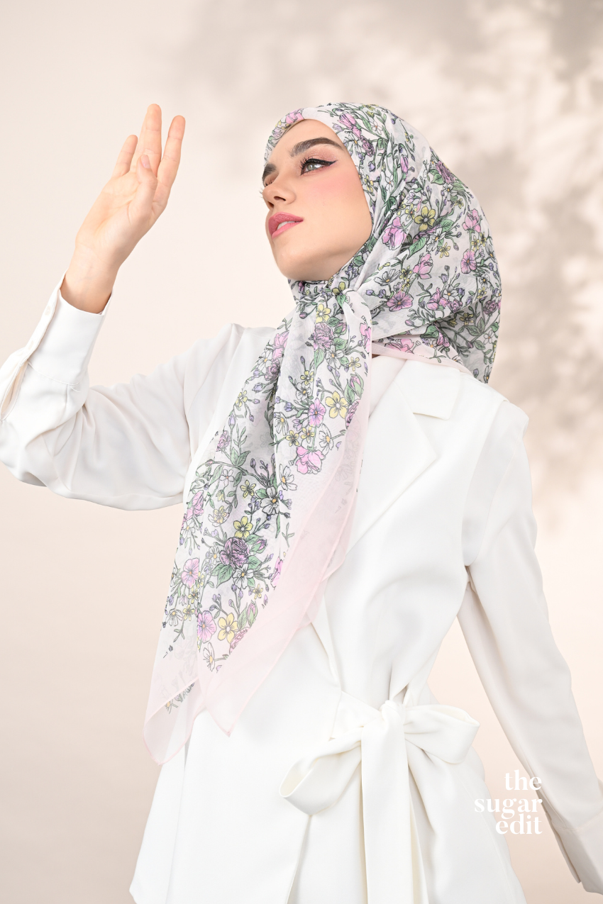 YES THESUGAREDIT Blooming Japanese Cotton Voile In (FirstLove)