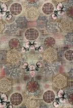 TSE BloomInvitation Japanese Cotton Voile Square - Calista