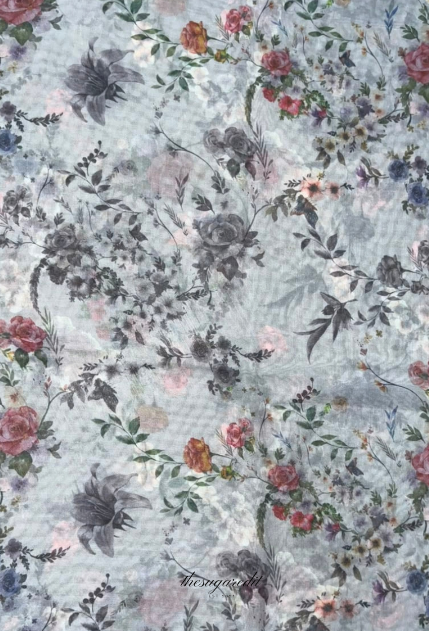 TSE BloomInvitation Japanese Cotton Voile Square - Everland