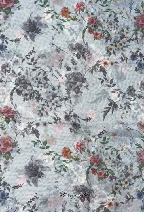 TSE BloomInvitation Japanese Cotton Voile Square - Everland