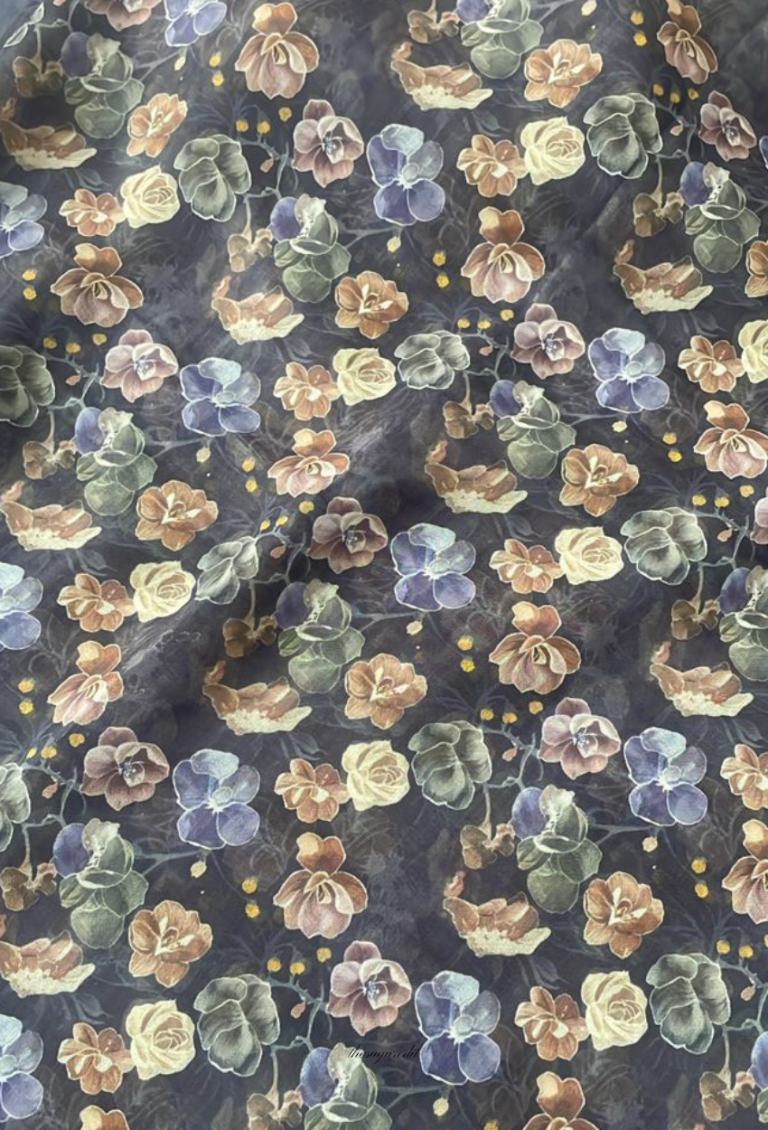TSE BloomInvitation Japanese Cotton Voile Square - Faith