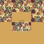 FallInLove Scarves Mixed Satin Square in GoldProm 03