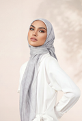 SS Monogram Japanese Voile In Dove Gleam