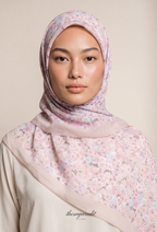 TSE BloomInvitation Japanese Cotton Voile Square  - Jermyn
