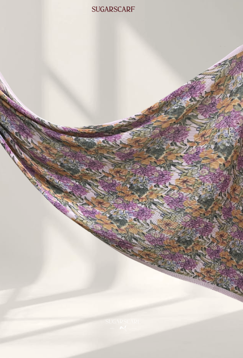 Fall In Love Wide Ultra Fine Pleated Shawl Ironless · in Ornella