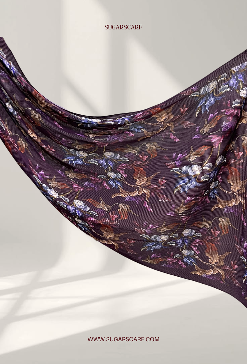 Fall In Love Wide Ultra Fine Pleated Shawl Ironless · in Natalie