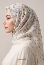 TSE BloomInvitation Japanese Cotton Voile Square - Cordoba