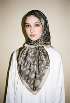 Eid Maison 2026 Scarves Mixed Satin Square in BloomEira