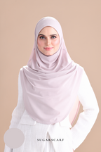 Iris Slip On Plain Hijab (Ash)
