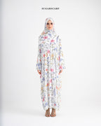 She is In Bloom Abaya Outer in Everlyn