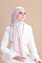 YES DEFECT - Claudia Triangle Style (Semi Instant Hijab) (Ash)