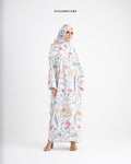 She is In Bloom Abaya Outer in Everlyn