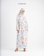 She is In Bloom Abaya Outer in Everlyn