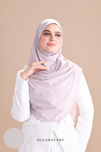 Iris Slip On Plain Hijab (Ash)