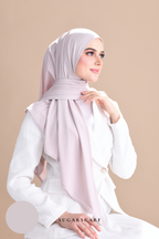 YES DEFECT - Claudia Triangle Style (Semi Instant Hijab) (Ash)