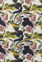 TSE BloomInvitation Japanese Cotton Voile Square - Ariel