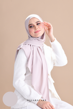 YES DEFECT - Claudia Triangle Style (Semi Instant Hijab) (Ash)