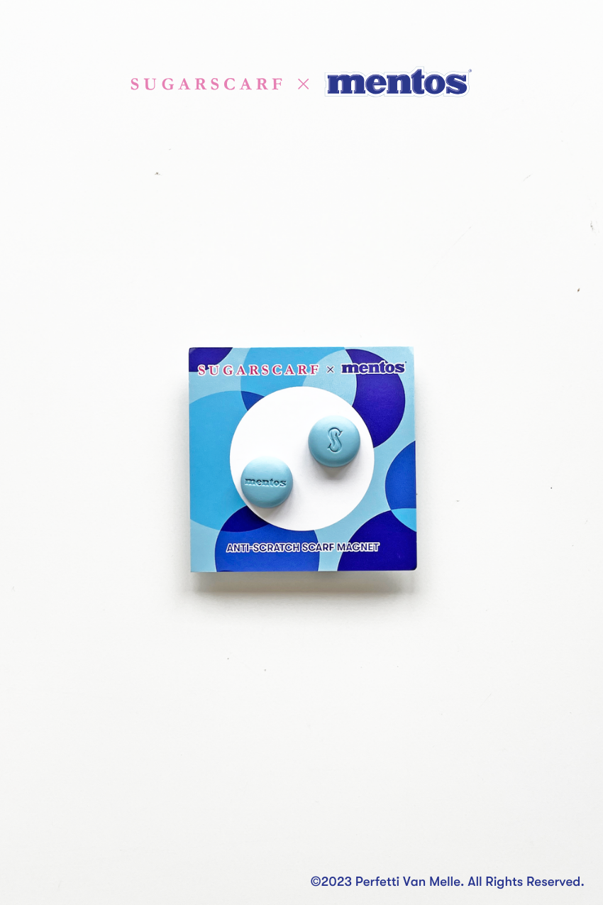 Sugarscarf x Mentos Magnet Brooch Candy Set ( 2 pairs in one set)