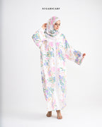 She is In Bloom Abaya Outer in Maria