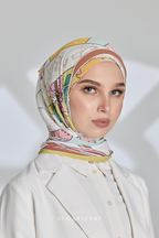 YES ( Full Wide Pleats Shawl ) Garden of Hurrem Bloom in ( DILARA )