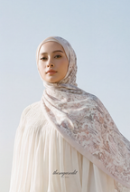 TSE BloomInvitation Japanese Cotton Voile Square In Mayfair