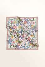 YES ( Square ) Blooming Matte Satin Silk Square ( VISIONARY )
