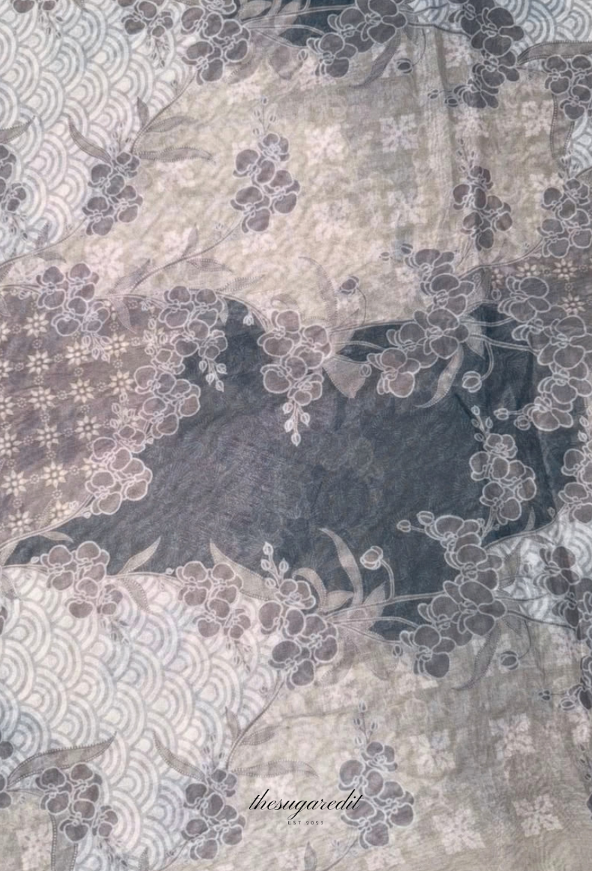TSE BloomInvitation Japanese Cotton Voile Square - HarrowPlace