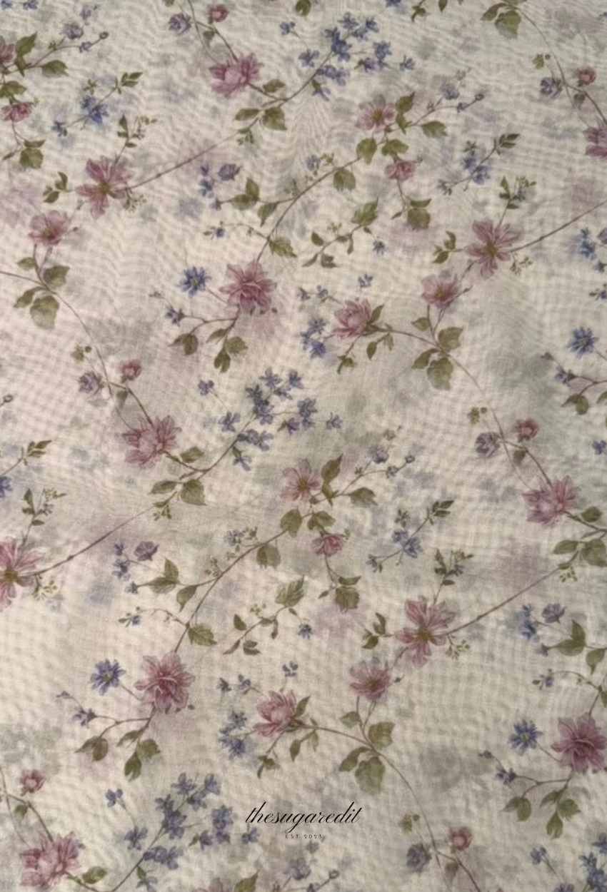 TSE BloomInvitation Japanese Cotton Voile Square - Cordoba