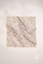 YES DEFECT - THESUGAREDIT Whispering Bloom Japanese Cotton Voile In (Serene Blossom)