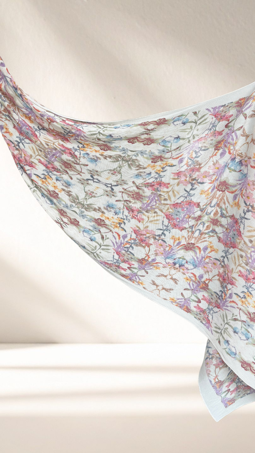 Fall In Love Wide Ultra Fine Pleated Shawl Ironless · in Whimsy
