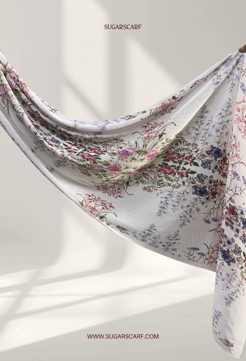 Fall In Love Wide Ultra Fine Pleated Shawl Ironless · in Lumere
