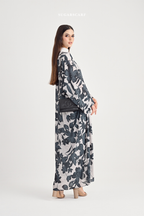 She is In Bloom Abaya Outer in Grisel