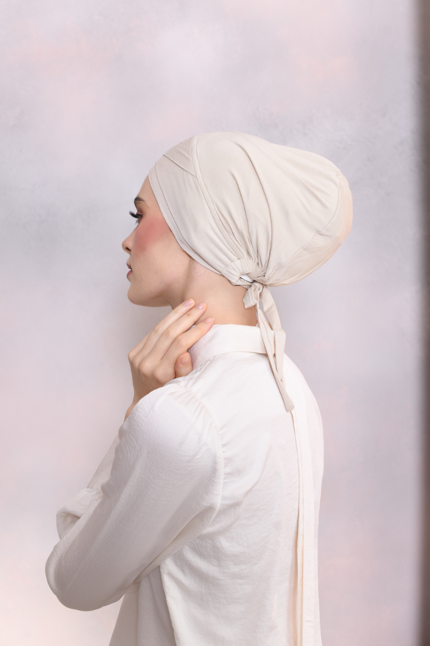 Superhero BambooViscose Inner Signature Criss Cross in Buttercream