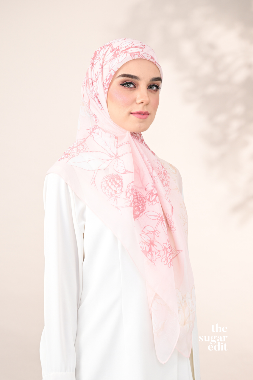 YES THESUGAREDIT Blooming Japanese Cotton Voile In (Demure)