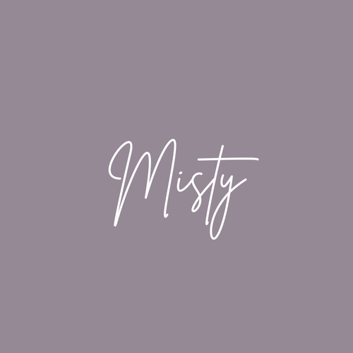 ( Full Wide Pleats Shawl ) Elegant Folds Everyday - (Misty-AshPurple)