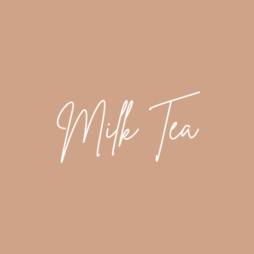 ( Full Wide Pleats Shawl ) Elegant Folds Everyday - (MilkTea-BrownLightBeige)