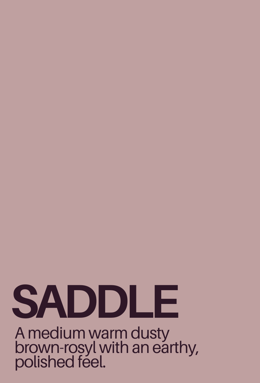 ( Full Wide Pleats Shawl ) Elegant Folds Everyday - Saddle