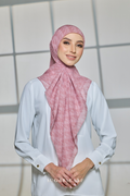 YES DEFECT - Sugarscarf Monogram JapaneseVoile In Pink Berlin