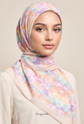 TSE BloomInvitation Japanese Cotton Voile Square - Vivian