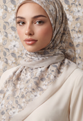 TSE BloomInvitation Japanese Cotton Voile Square - GoldenNight