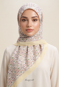 TSE BloomInvitation Japanese Cotton Voile Square - Somi