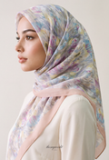 TSE BloomInvitation Japanese Cotton Voile Square - Belle