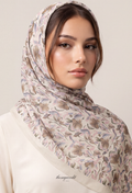 TSE BloomInvitation Japanese Cotton Voile Square -Riyadh